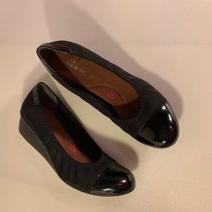 Ros Hommerson Elizabeth Wedge Slip on Shoes Women's 8N Narrow